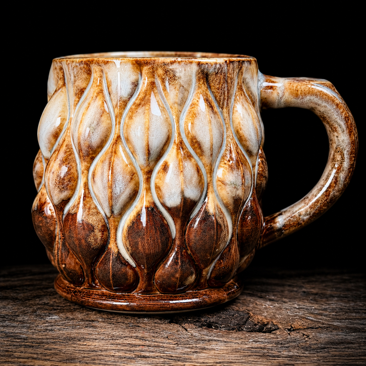Tear Drop Mug - Latte