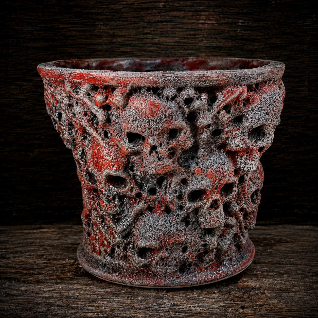 Ossuary Pot - Volcanic Blood